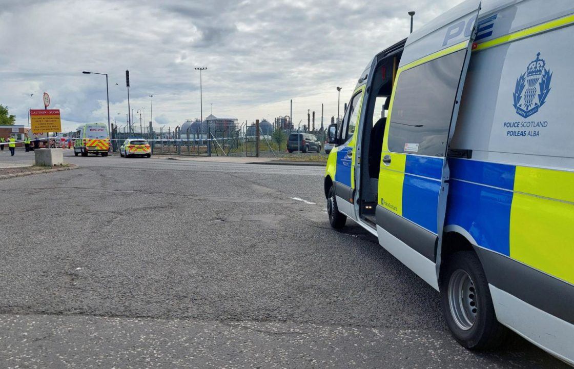 Eleven people arrested after protesters block entrance at Grangemouth oil refinery
