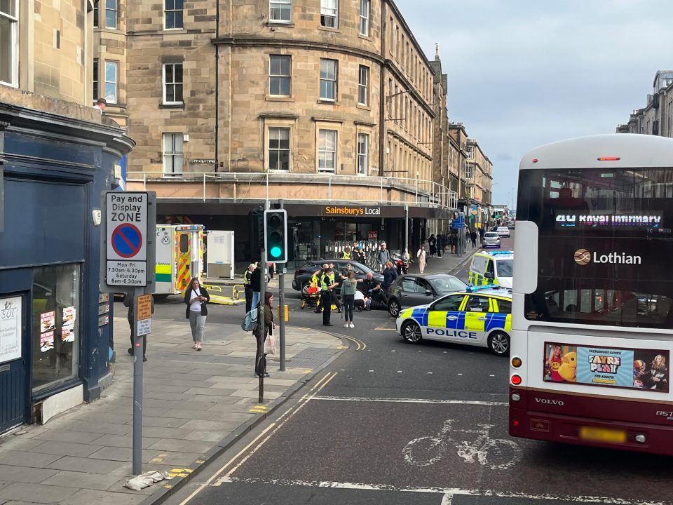 One charged and another hospitalised after motorbike crash in Edinburgh