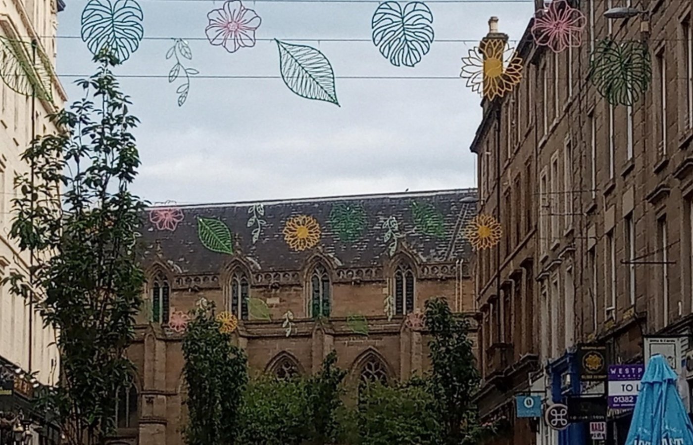 Dundee city makeover continues with new ‘high-level decorations’.