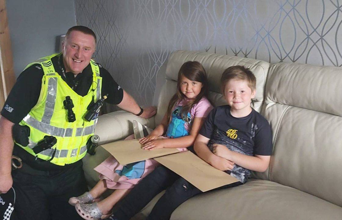 Seven-year-olds thanked by Police Scotland after helping lost pensioner suffering from dementia