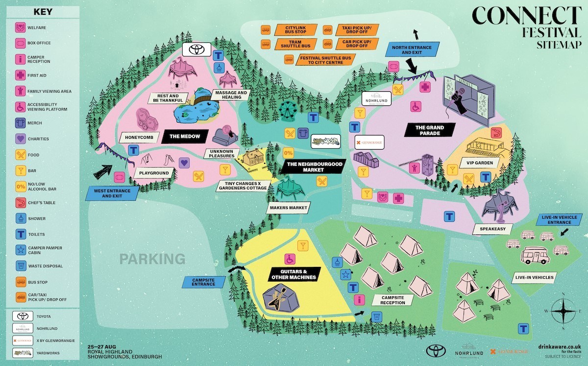 Site map unveiled for Connect Festival