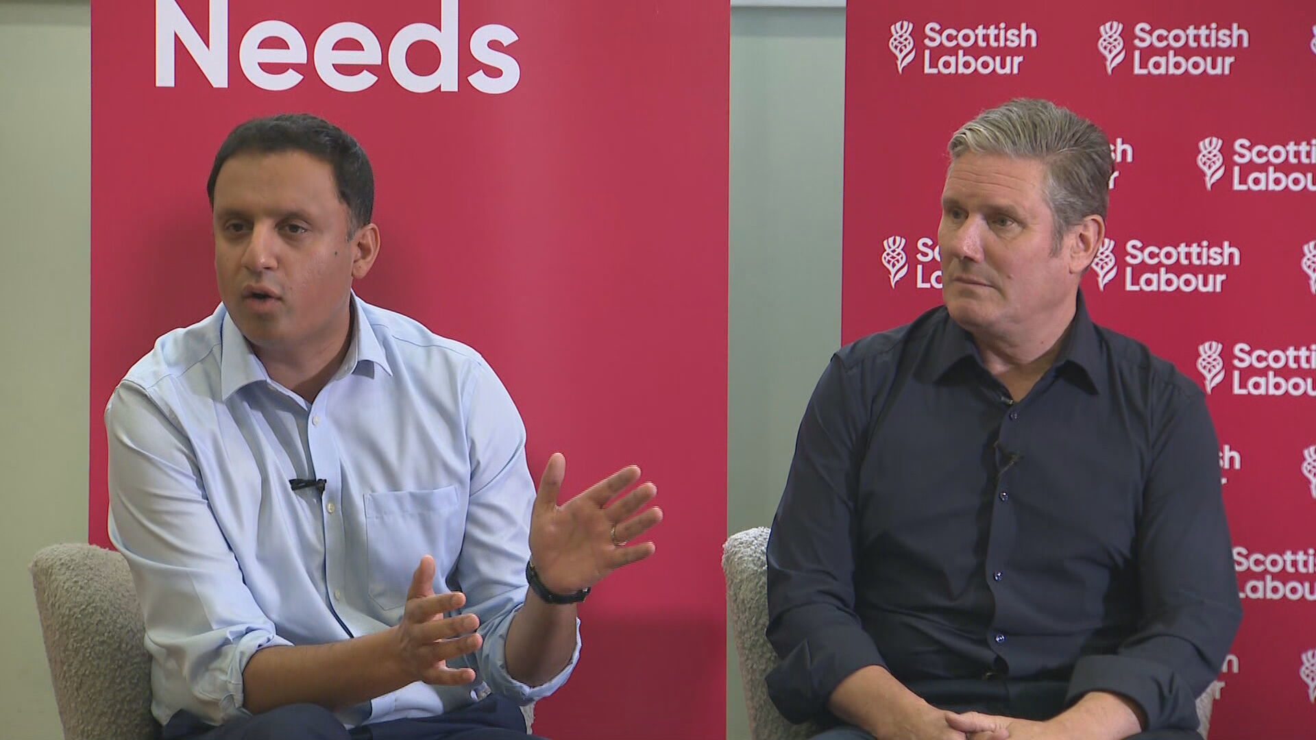 Anas Sarwar denied there was a conflict with Keir Starmer on the scrapping of the two-child cap.