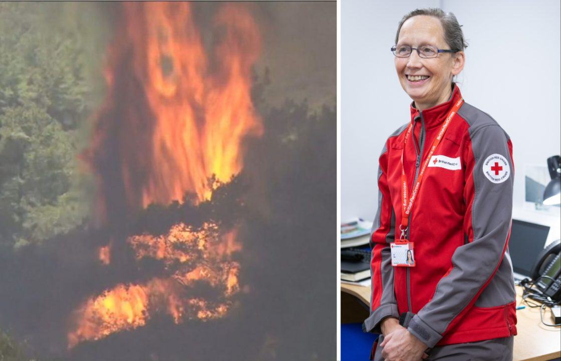 British Red Cross volunteers from Scotland helped ‘distressed’ holiday makers during Rhodes wildfires