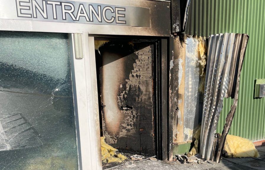 CCTV shows man setting himself on fire trying to torch Saltire Soft ...