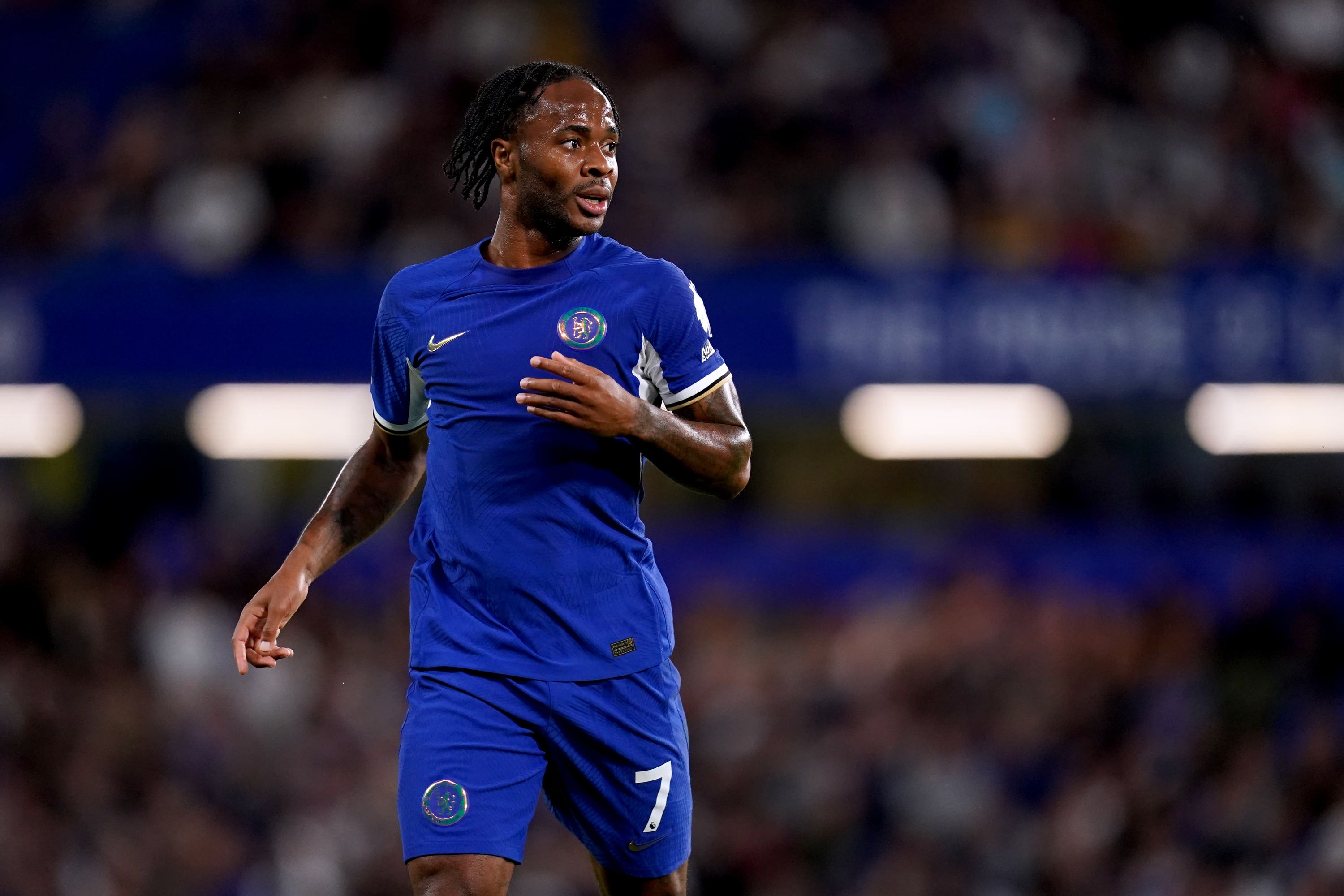 <em>There was no room for Raheem Sterling in Southgate’s squad (John Walton/PA)</em>” /><span class=
