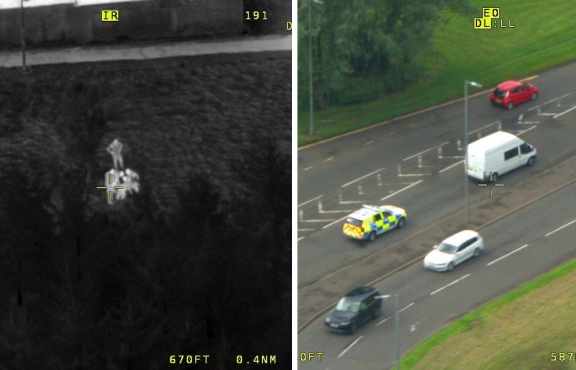 Driver that ‘led police in car and helicopter chase’ from Wishaw to East Kilbride caught
