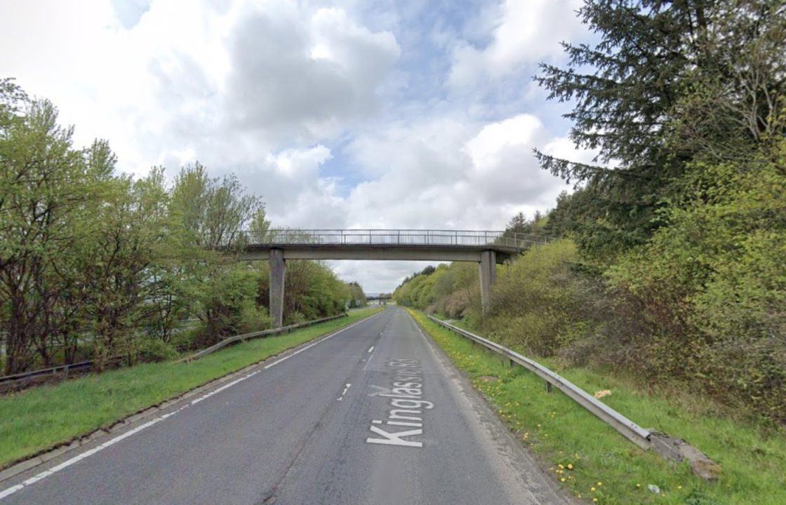 Teen charged after two injured by slab of concrete thrown from flyover onto Kinglassie Road in Glenrothes