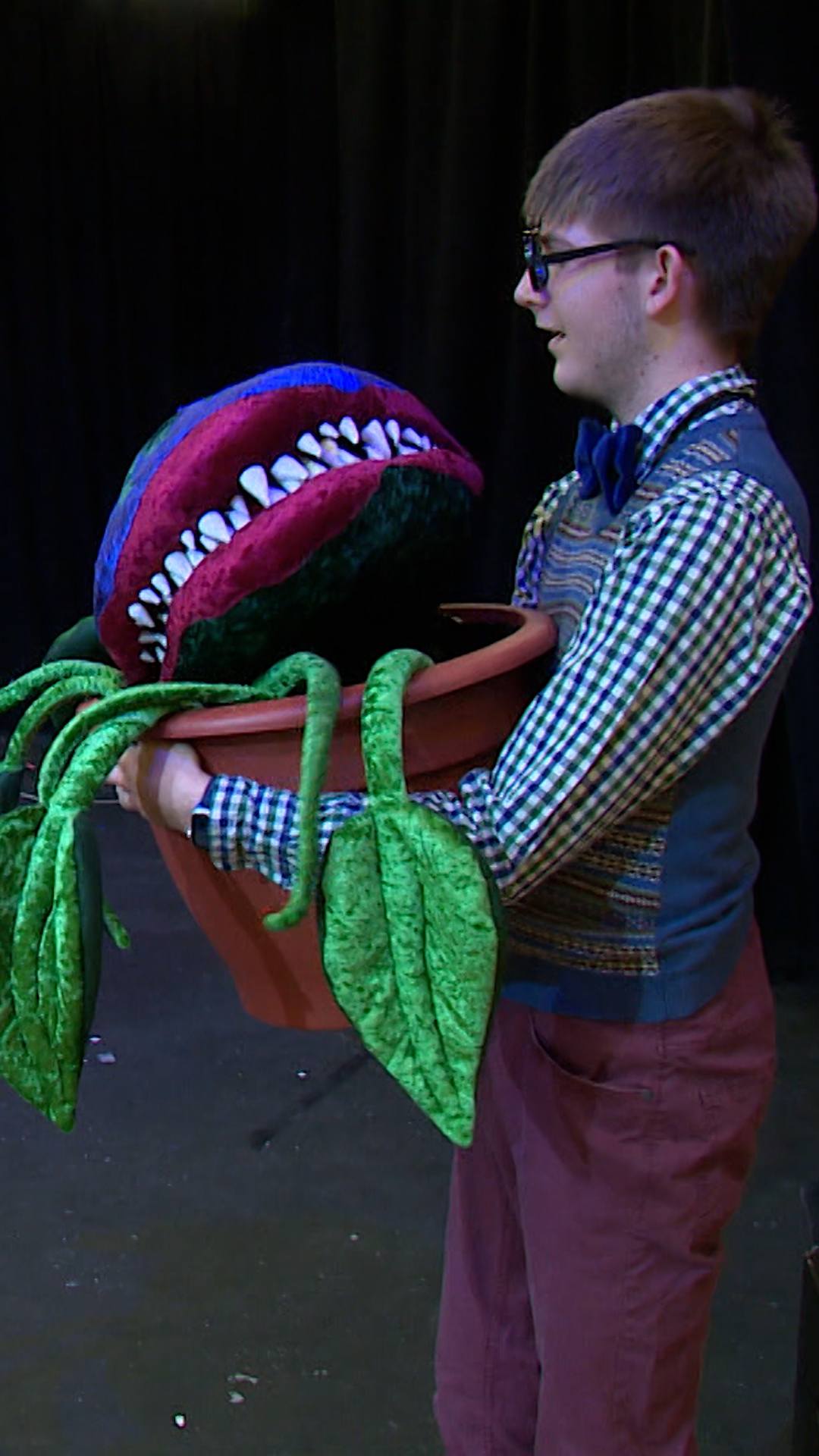 Audrey II, or Twoey, the blood-thirsty plant in Little Shop of Horrors