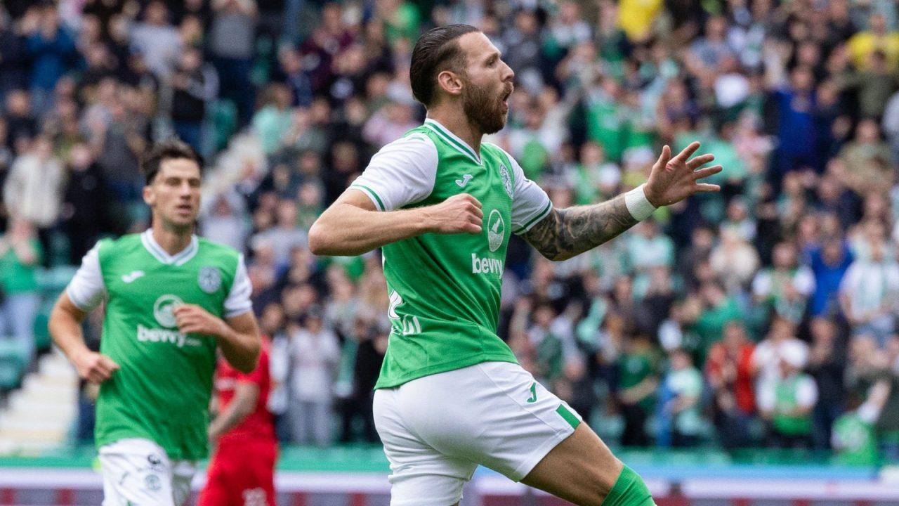Hibs keep Conference League dream alive by overturning first-leg defeat against d’Escaldes