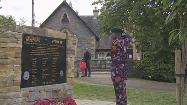 Cadets pay respects to woman who tended Indian war graves