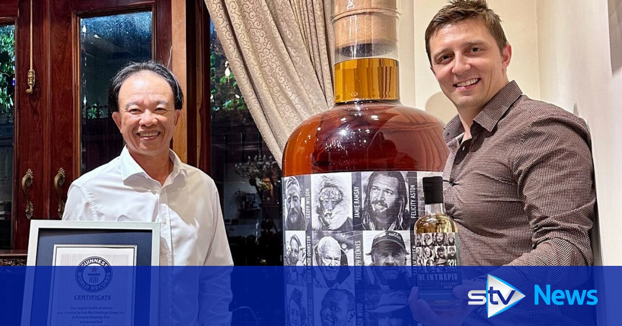 Anonymous buyer of world's largest bottle of whisky revealed following £1m auction in 2022 - Vimarsana News
