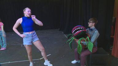 Final rehearsals for Dundee Schools’ Little Shop of Horrors