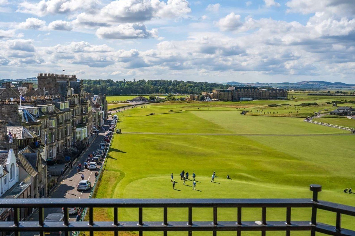 Flat 16 in Hamilton Grand offers stunning views of the historic Old Course.