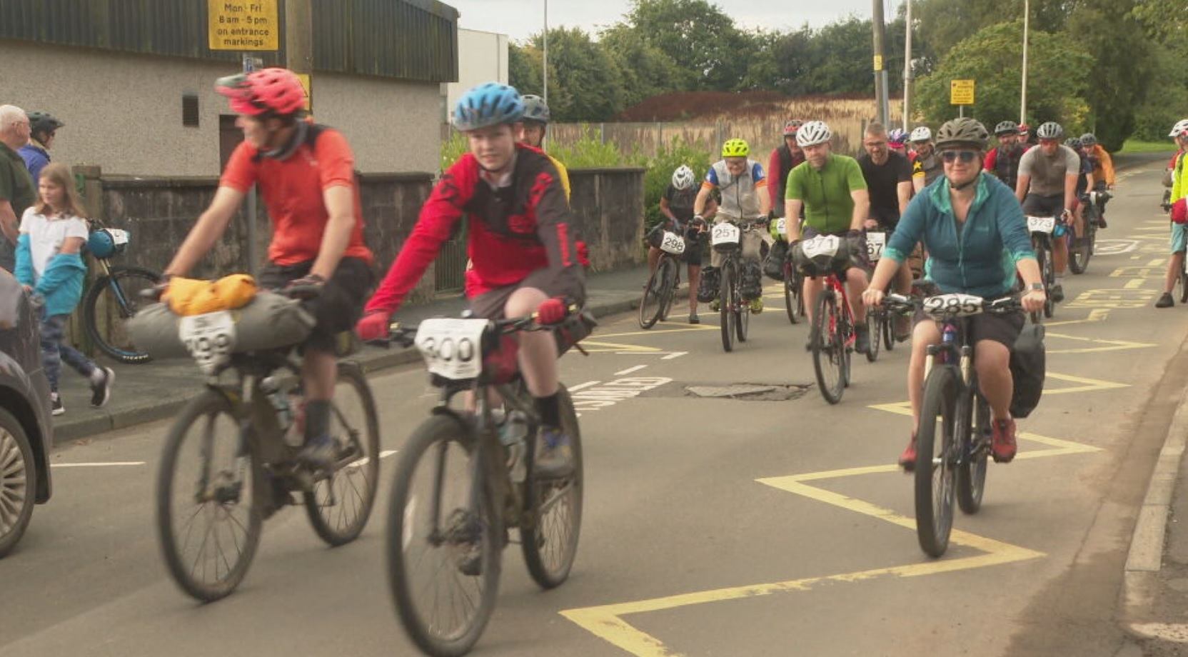 Cateran Dirt Dash saw more than 50 riders with camping gear take on 55-mile trip