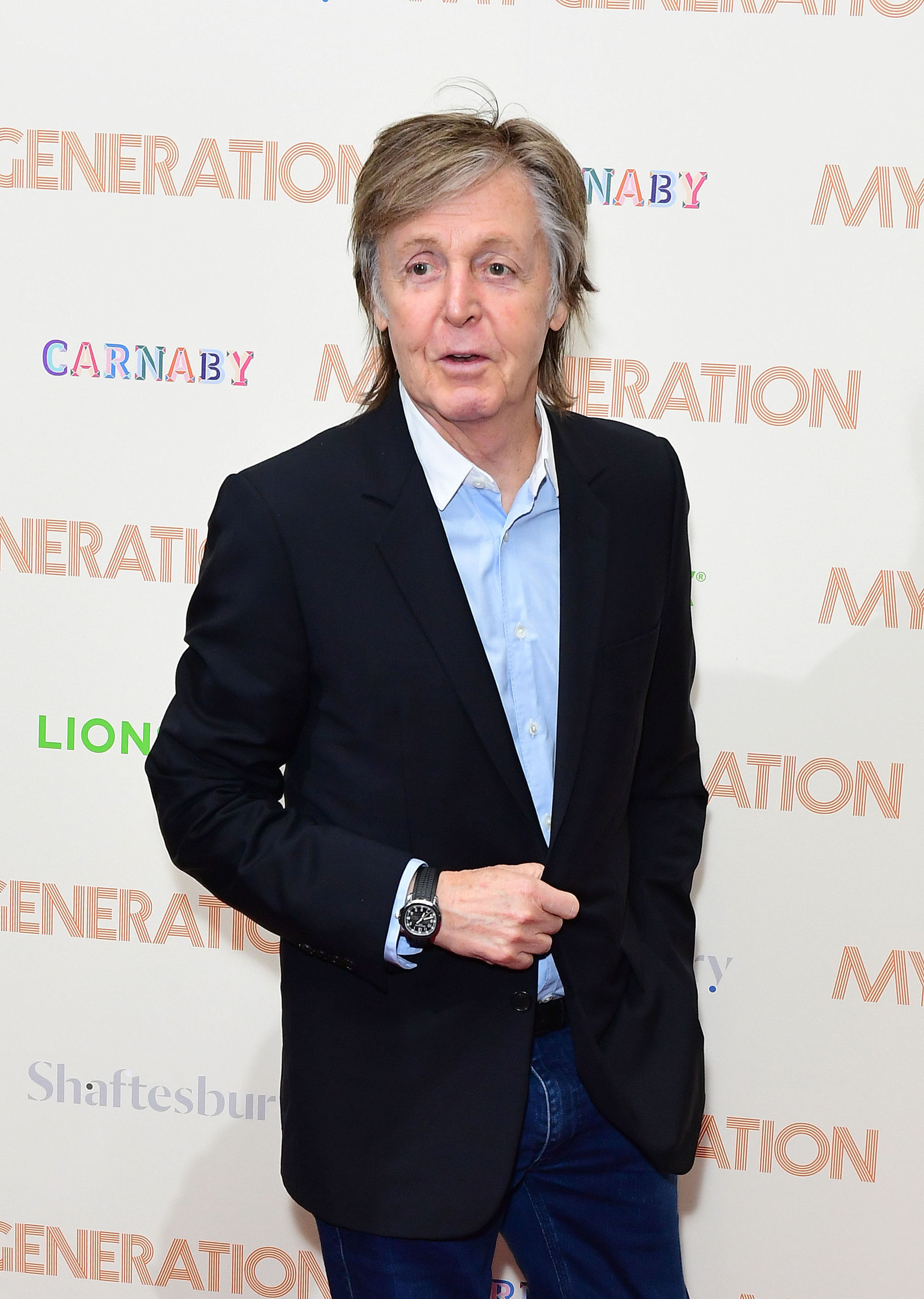 Sir Paul McCartney of The Beatles.