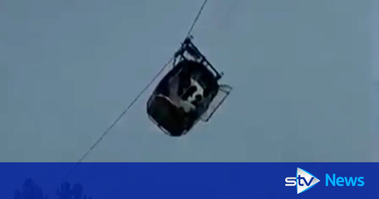 Rescuers Save Eight People Trapped In Cable Car 1000ft Above Canyon In Pakistan