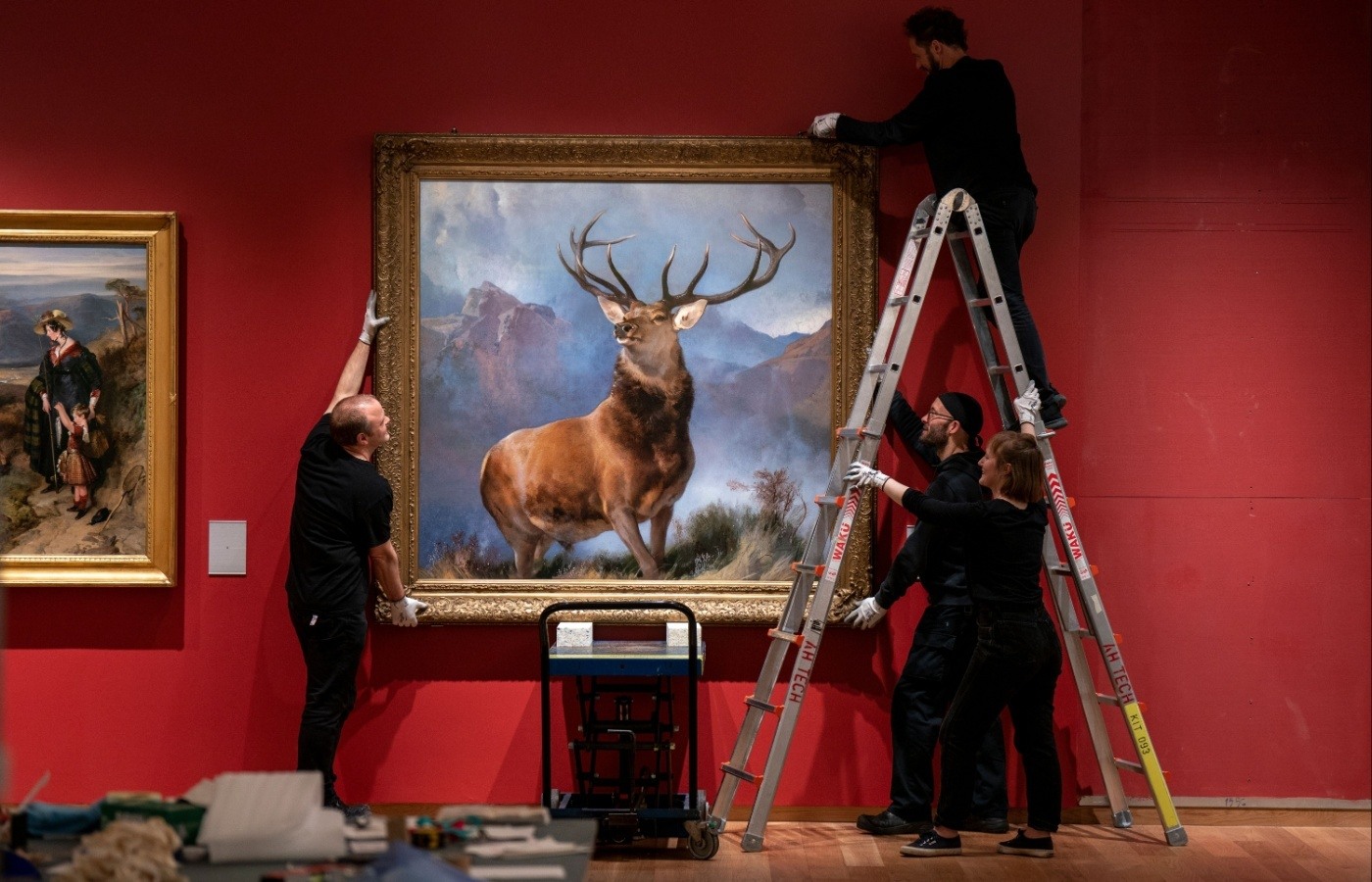 
The Monarch of the Glen
moves to its new home at the new Scottish galleries at the
National.