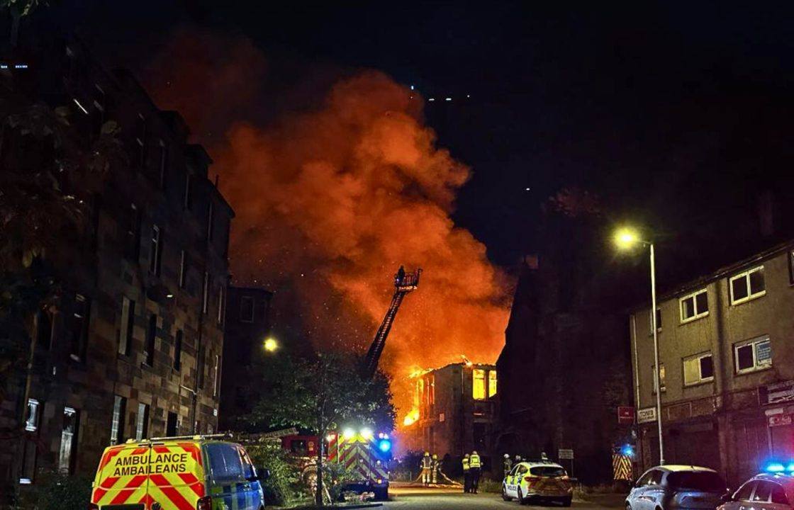 Firefighters work through night tackling blaze at derelict Port Glasgow school