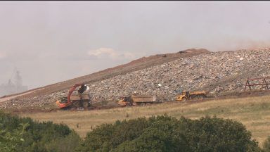 Efforts to extinguish Dunbar landfill fire ongoing