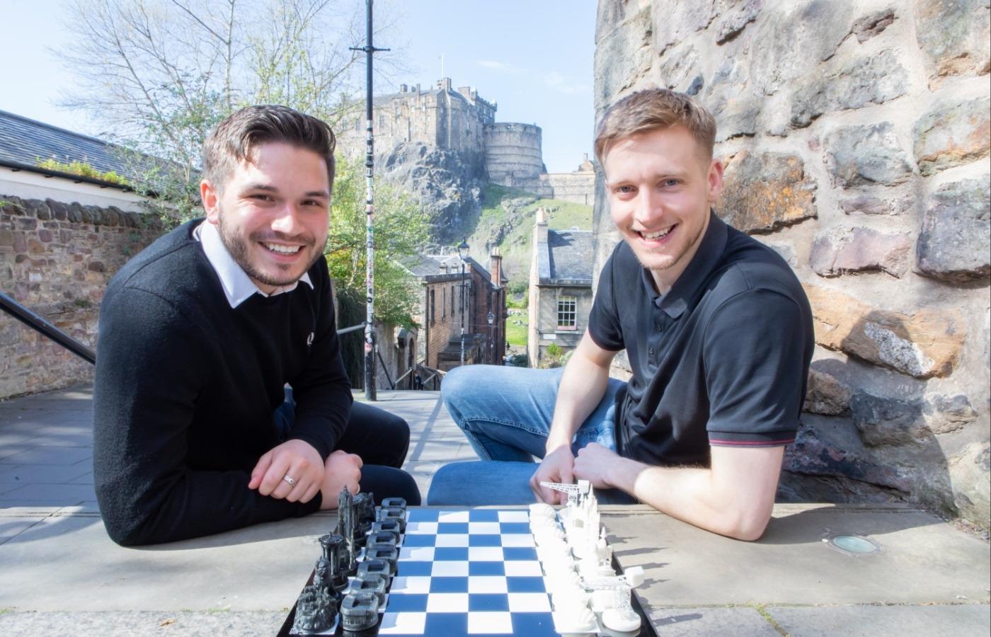 Michael O'Donnell and Alex Duff founded their 3D chess boards after graduating in 2020.