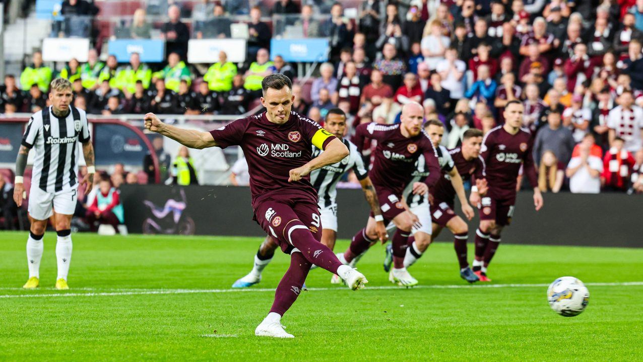 Lawrence Shankland urges Hearts to embrace challenge of tricky tie at PAOK