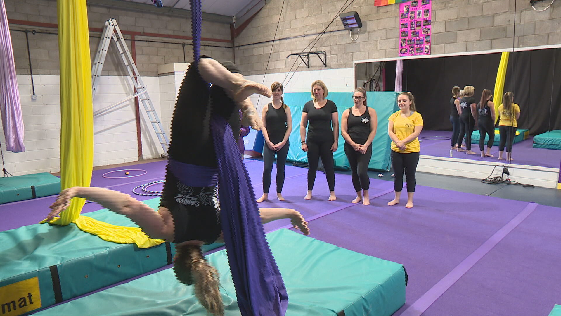 Suzie Bee said acrobatics helps boost confidence and makes the 'impossible possible'