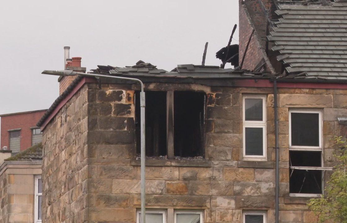 Body found inside Paisley flat after dozens of firefighters called to blaze