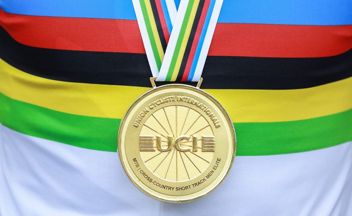 Mountain biker Charlie Aldridge wins gold at UCI World Cycling Championships