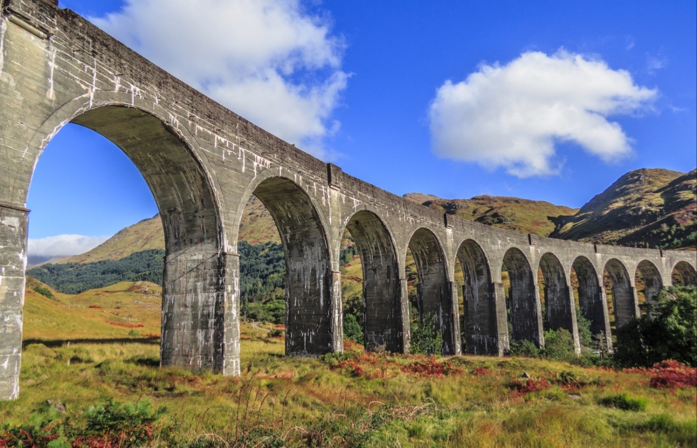 Glenfinnan Viaduct is a railway viaduct on the West Highland Line.