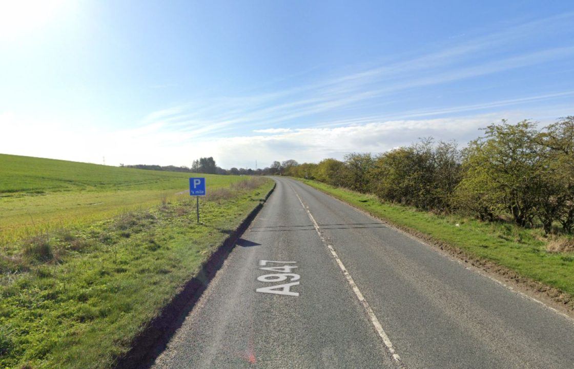 Aberdeenshire: A947 closed after early morning crash near Newmachar