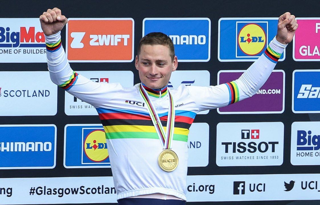 UCI World Championships: Mathieu Van Der Poel wins road race rainbow jersey in Glasgow