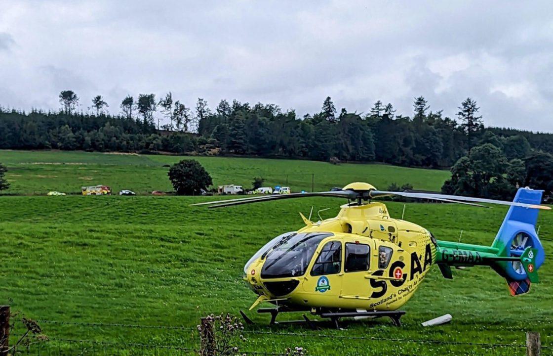 Rural road closed after crash as drivers asked to avoid area