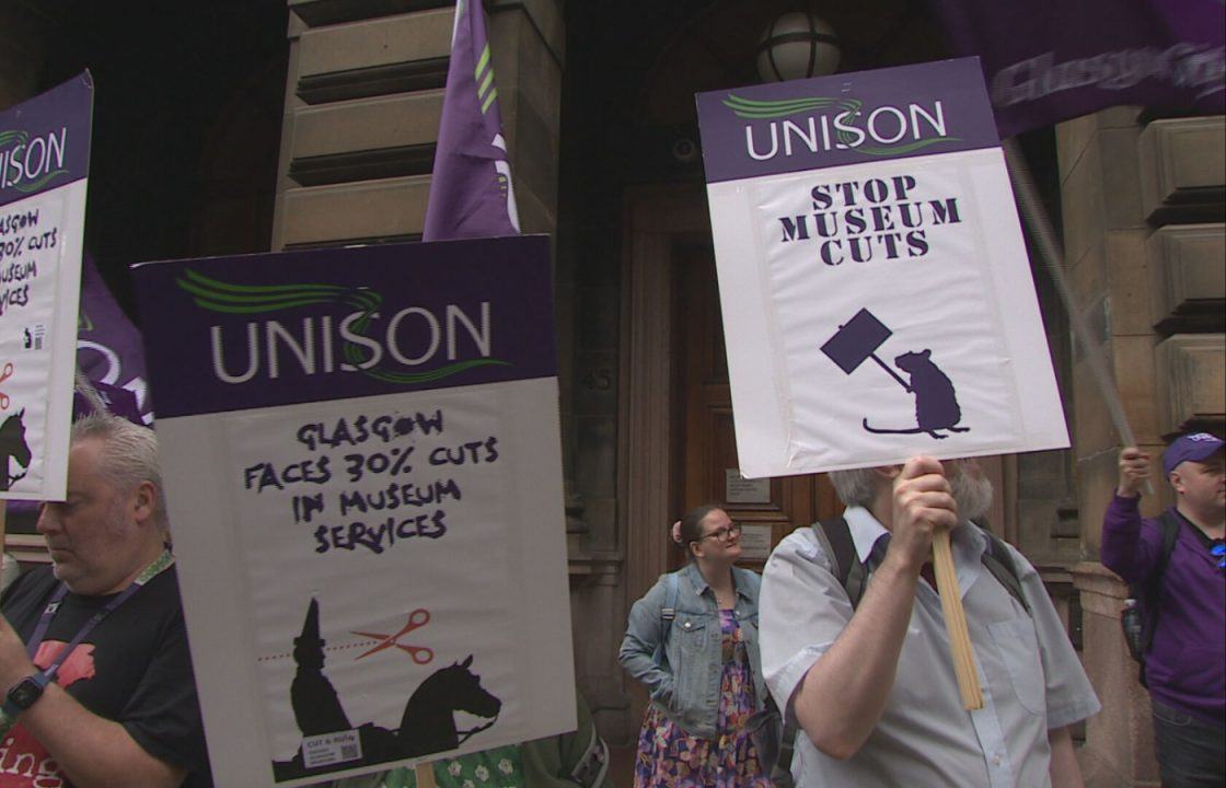 Glasgow Unison museum workers to strike for five days over plans to slash jobs