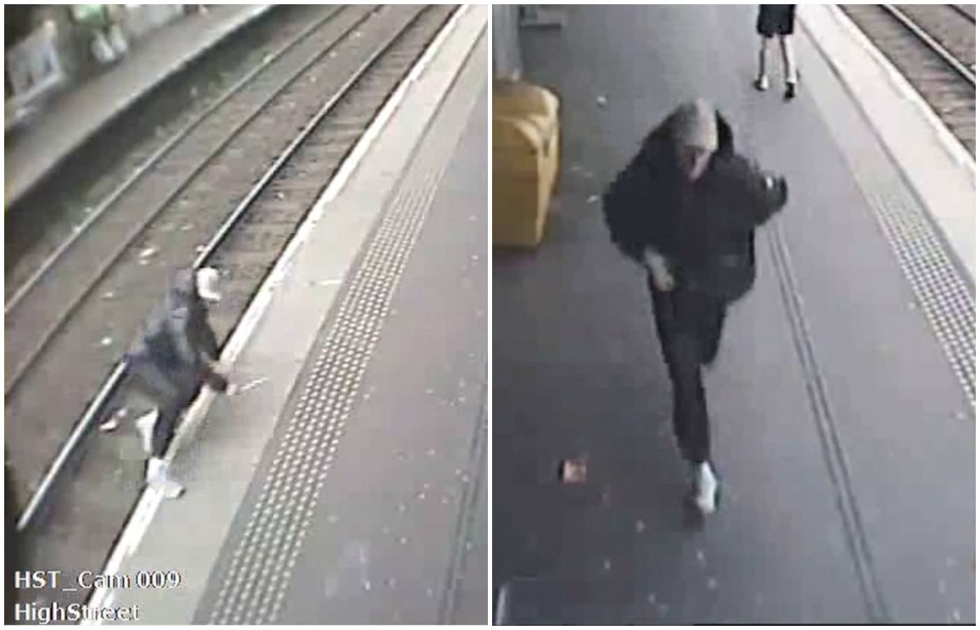 Daniel Haig at scene of Glasgow High Street train station 