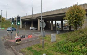 Man arrested after car failed to stop and ‘struck police vehicle’ in Glasgow