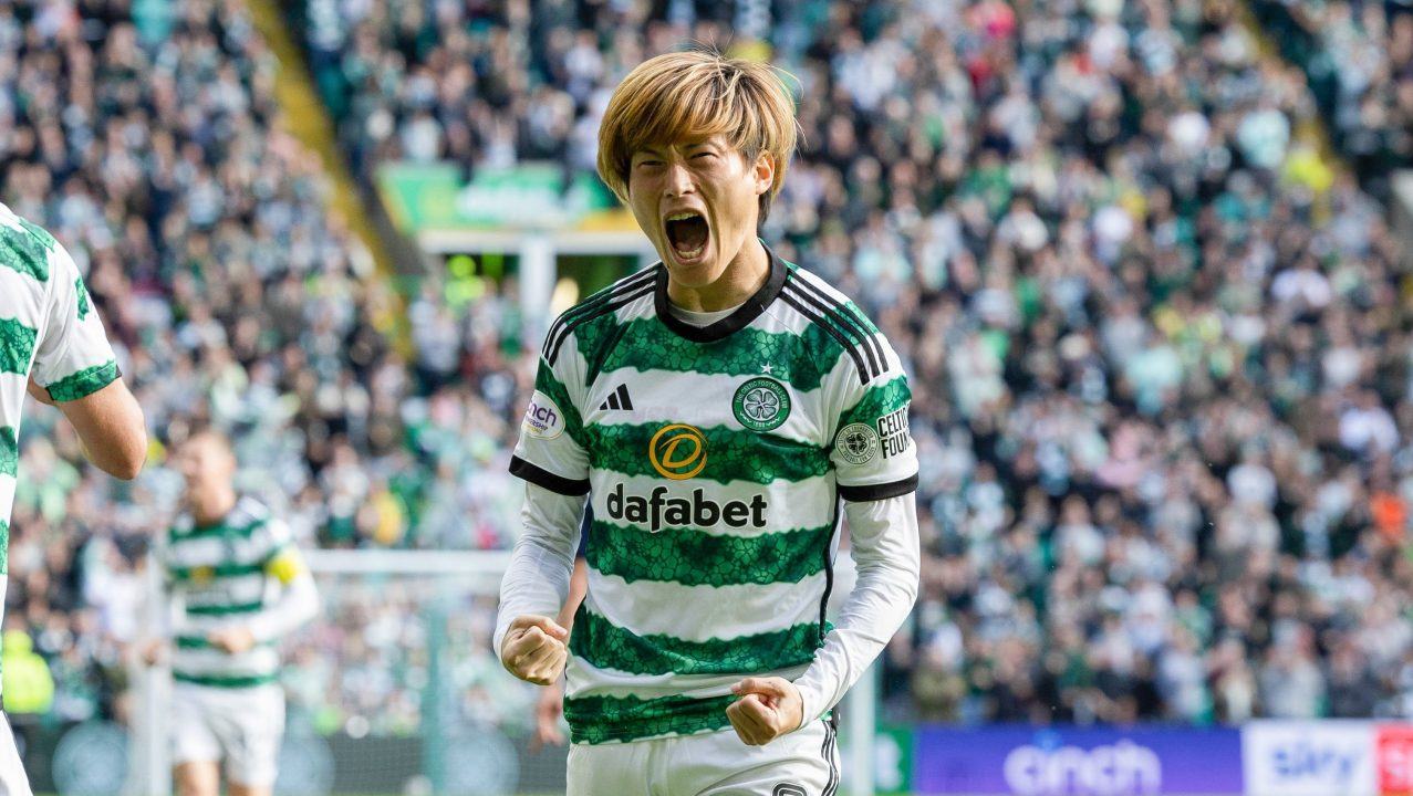 Celtic see off determined Dundee with goals from David Turnbull, Kyogo and Matt O’Riley