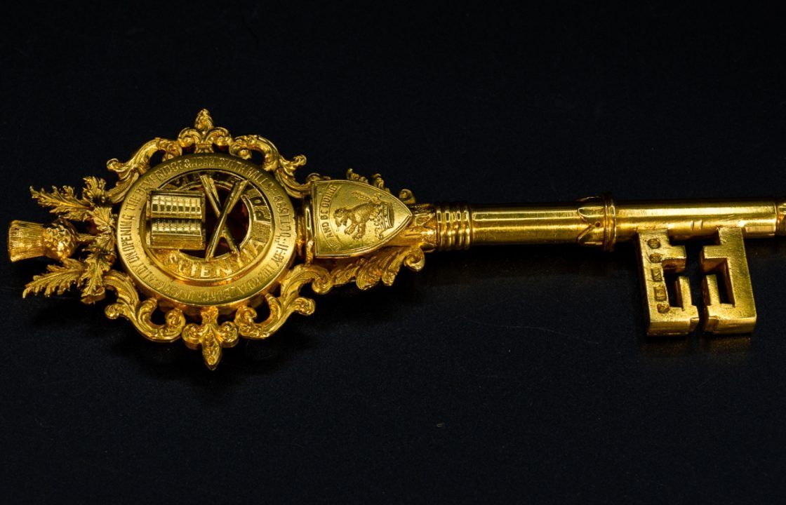 Gold key given to Scots philanthropist more than 100 years ago to go on display
