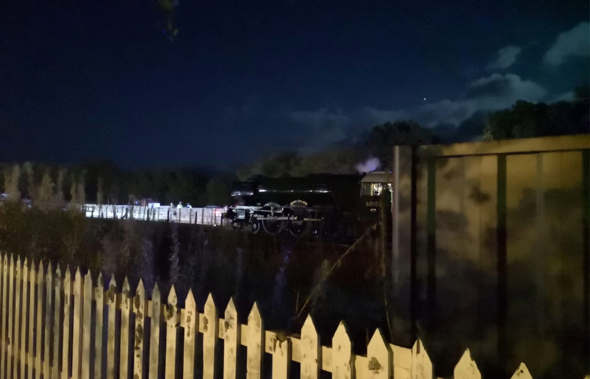 The famous Flying Scotsman was involved in a 'slow speed' crash with another train in the Highlands.