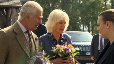 King attends private service on anniversary of Queen’s passing