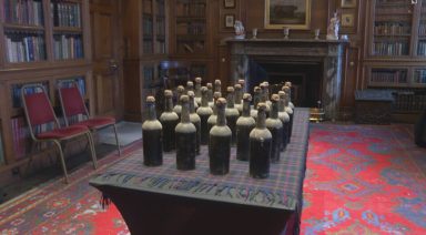 One of the world’s oldest whiskies discovered behind cellar door at Blair Castle in Perthshire up for auction