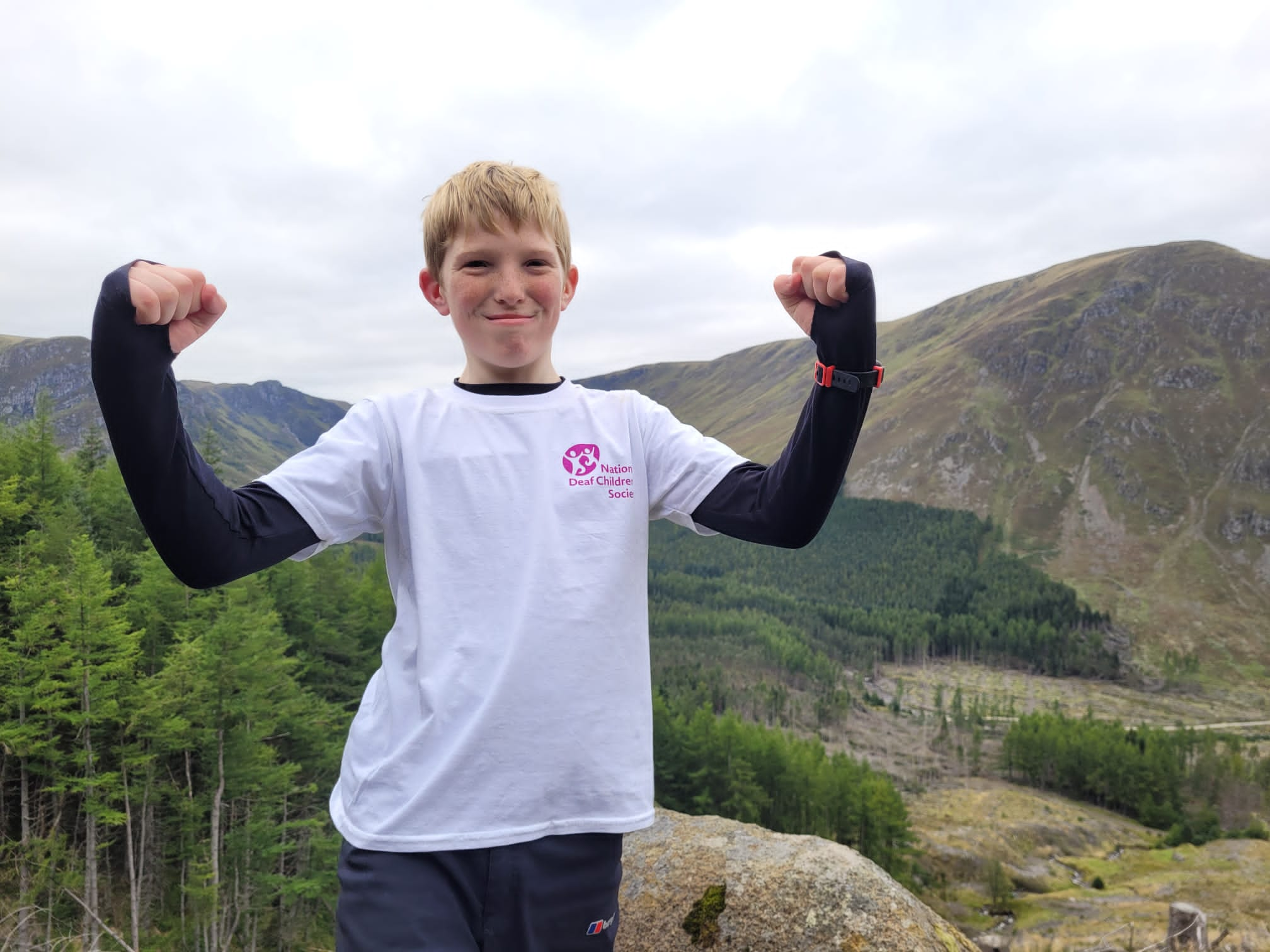 Alasdair began climbing at the age of five.