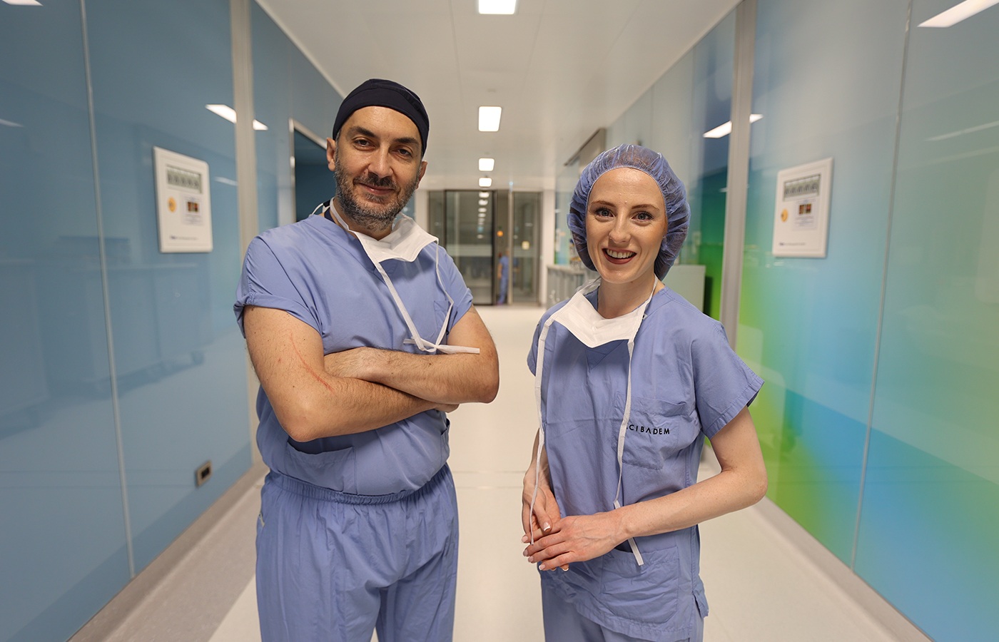 Vanessa with Professor Dr. Bülent Saçak.