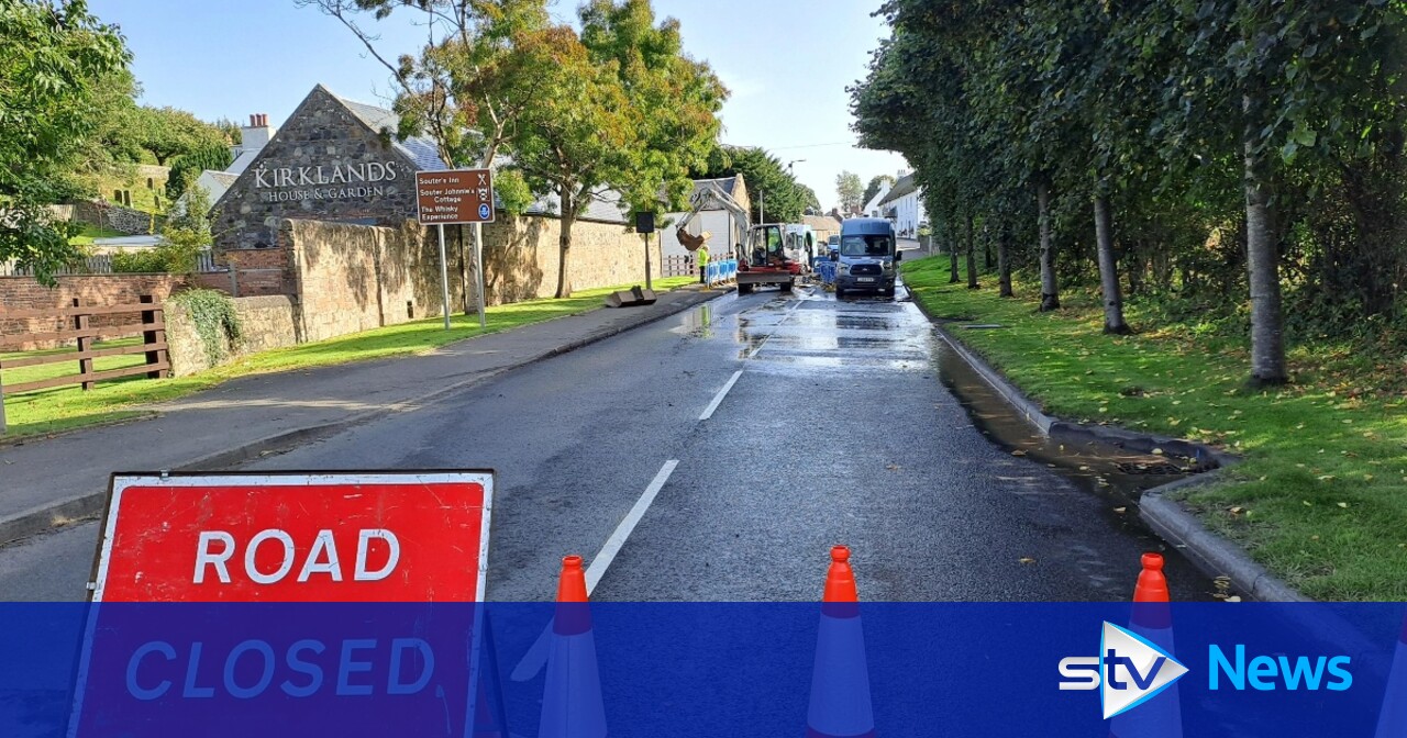 A77 in South Ayrshire to remain closed following water mains