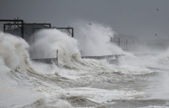 Scotland battered by wind and rain as Storm Agnes sweeps the country causing road and rail disruption