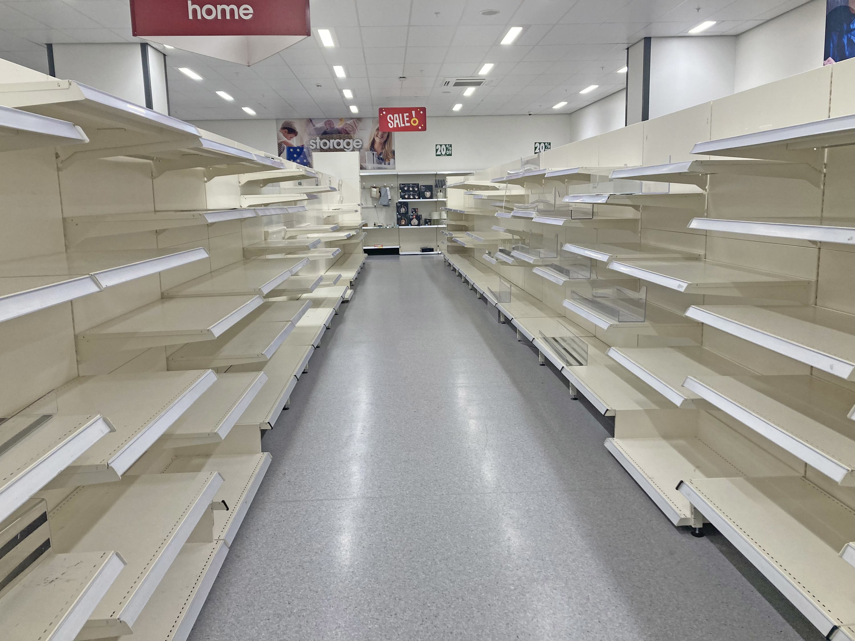 Shelves have been emptying at Wilko shops since the company entered administration.
