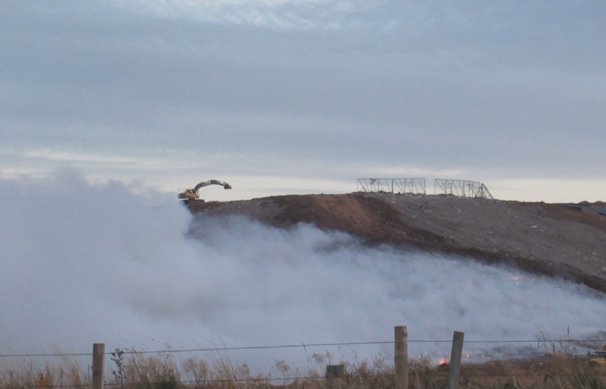 Investigation launched after landfill fire in Dunbar continues to burn