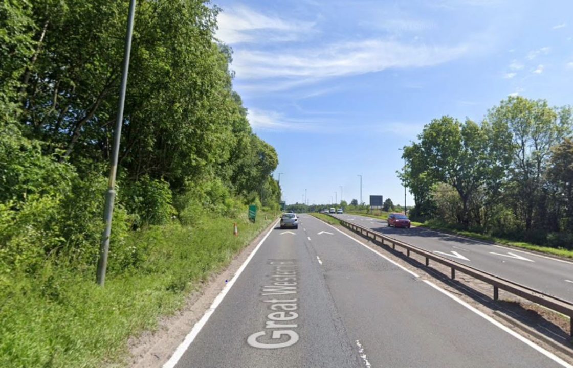 Teenager seriously injured in hospital after car crashes off A82 near Old Kilpatrick