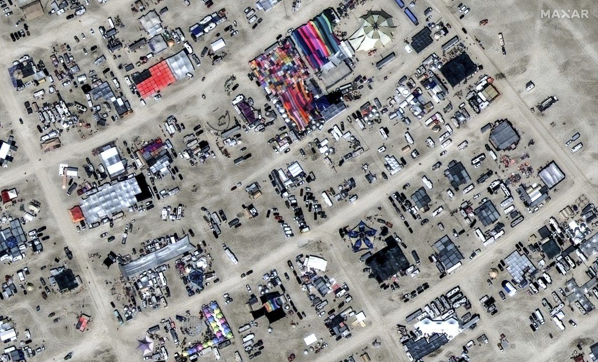 Death investigated at Nevada’s Burning Man festival in US as revellers stranded by floods