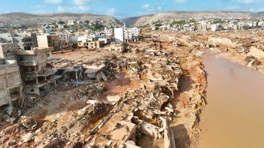 More than 5,300 people feared dead and 10,000 missing in flood-hit eastern Libya