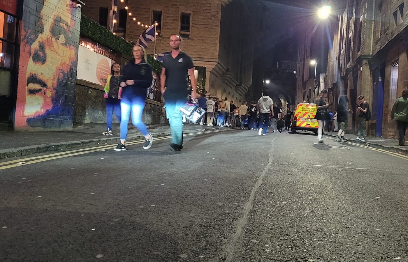 The Cowgate in Edinburgh.